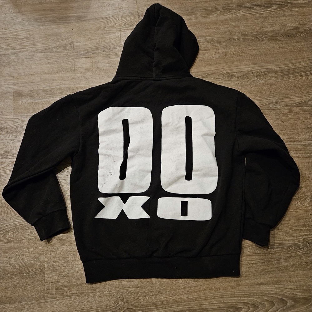 Playboi Carti x The Weeknd 00XO Tour Hoodie Black Opium XO Merch‎ Size Medium
